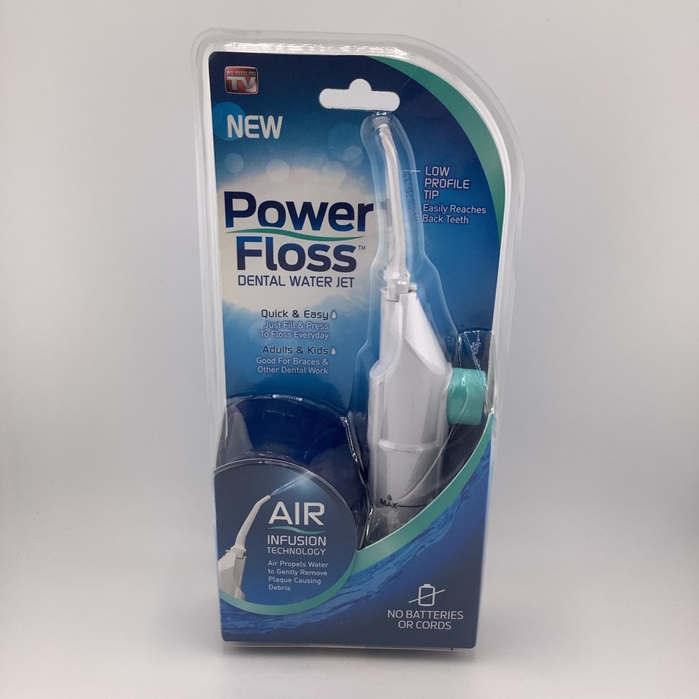 New Power Floss Dental Water Jet with Air Infusion Technology